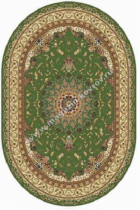 BUHARA_d027, 1,6*4, OVAL, GREEN